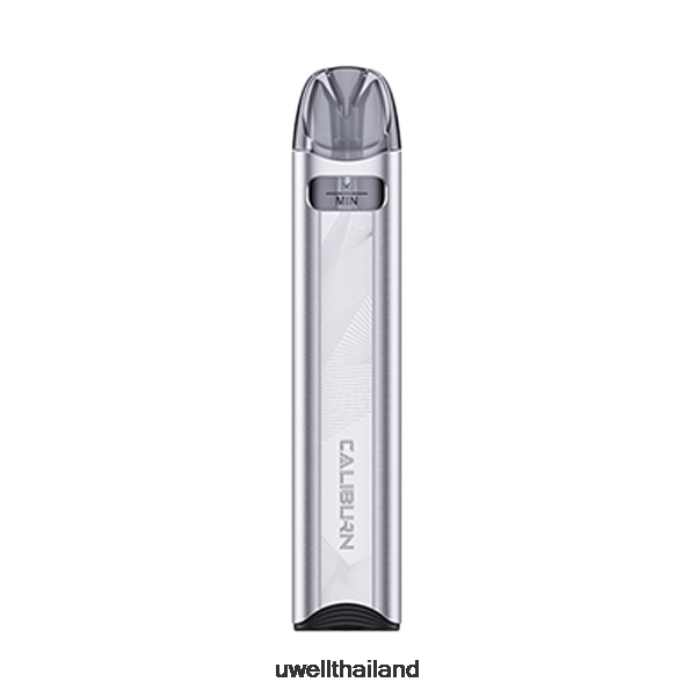 UWELL CALIBURN A3S ชุดอุปกรณ์ (ระบบพ็อด) VPTB22 แสงจันทร์สีเงิน - UWELL Vape Flavours