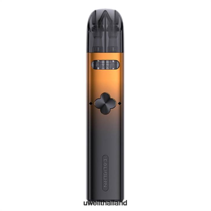 UWELL CALIBURN EXPLORER ชุดอุปกรณ์ (ระบบพ็อด) VPTB166 สีส้ม/สีดำ - UWELL Best Vape