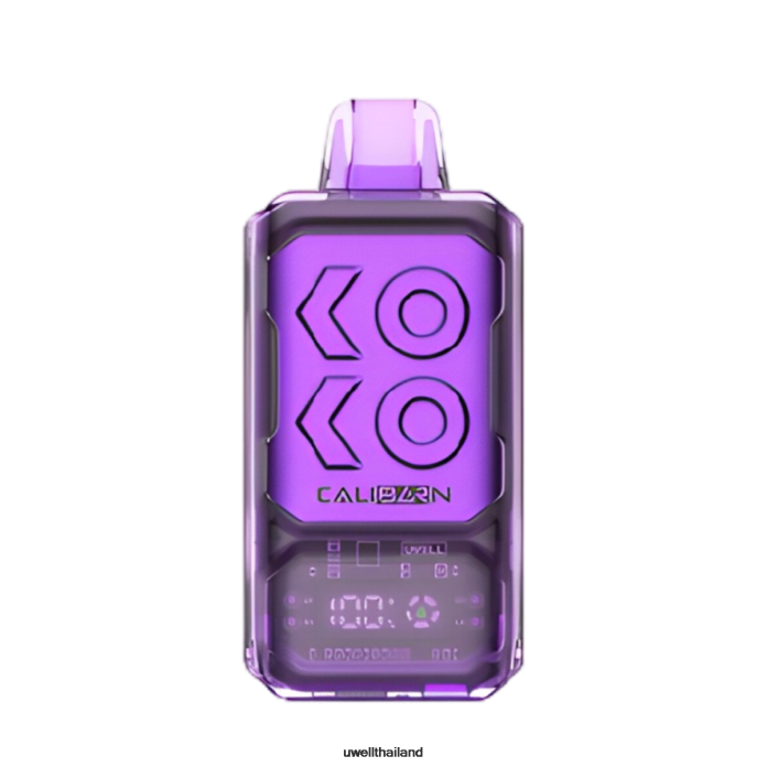 UWELL CALIBURN bar s12000 vape แบบใช้แล้วทิ้ง VPTB285 น้ำแข็งองุ่น - UWELL E Cigarette