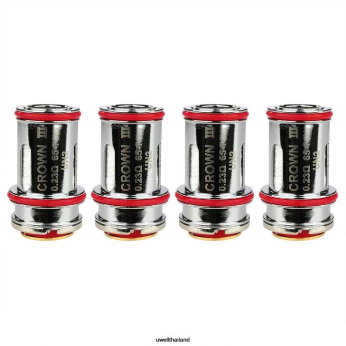 UWELL CROWN 3 คอยล์ (4 แพ็ค) VPTB94 อัน2เมช 0.23โอห์ม - UWELL Disposable Vape