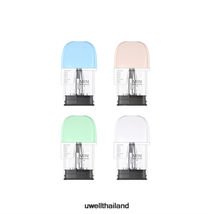 UWELL POPREEL P1 พ็อดทดแทน (แพ็ค 4 ชิ้น) VPTB84 1.2โอห์ม - UWELL Disposable Vape