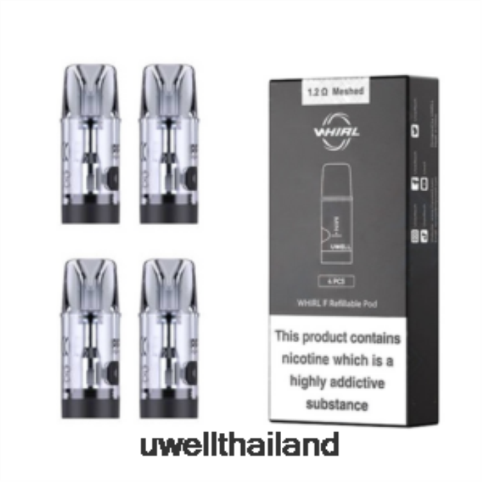 UWELL WHIRL F พ็อด (4 แพ็ค) VPTB198 1.2โอห์ม - UWELL Thailand