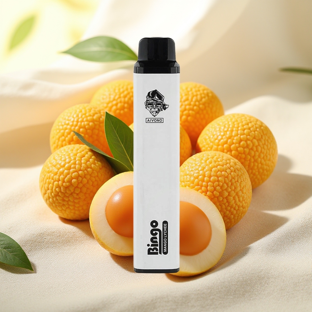 Aivono AIM BINGO 4000 Puffs มะม่วงลิ้นจี่ 10mL 1000mAh