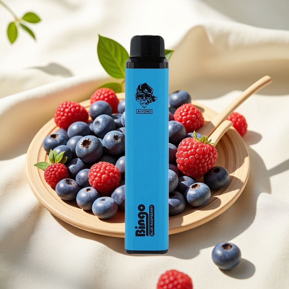 Aivono AIM BINGO 4000 Puffs ราสเบอร์รีบลู ขนาด 10mL กำลัง 10.08W