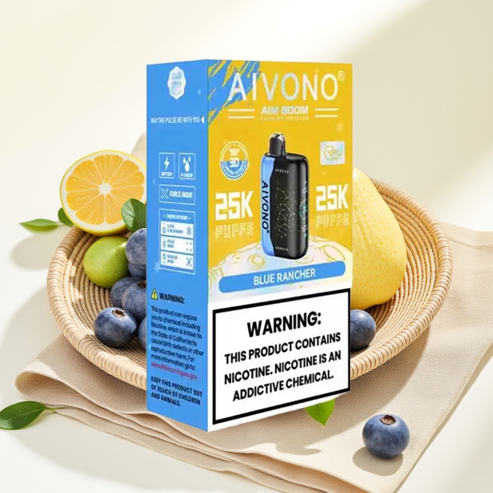 Aivono AIM BOOM 25000 Puffs บลูแรนเชอร์ 28ml 650mAh Type-C