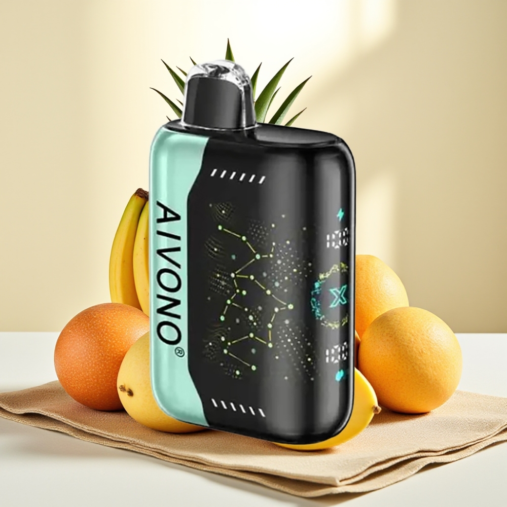 Aivono Aim Boom 25000 Puffs มะม่วงสับปะรดเปรี้ยว 28ml 650mAh Type-C