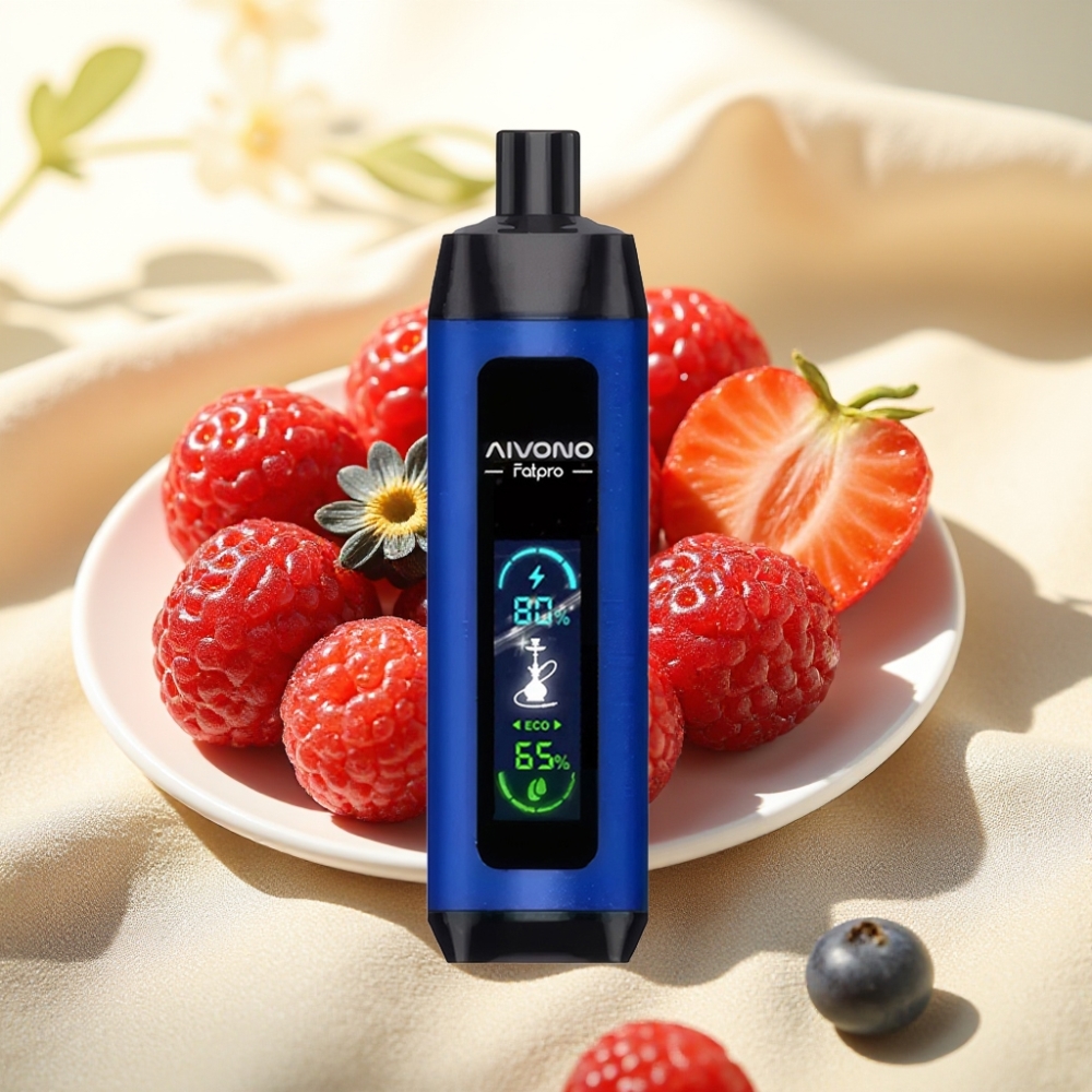 Aivono AIM FATPRO 22000 Puffs เบอร์รี่ไอซ์ 28ml 5% นิโคติน 600mAh