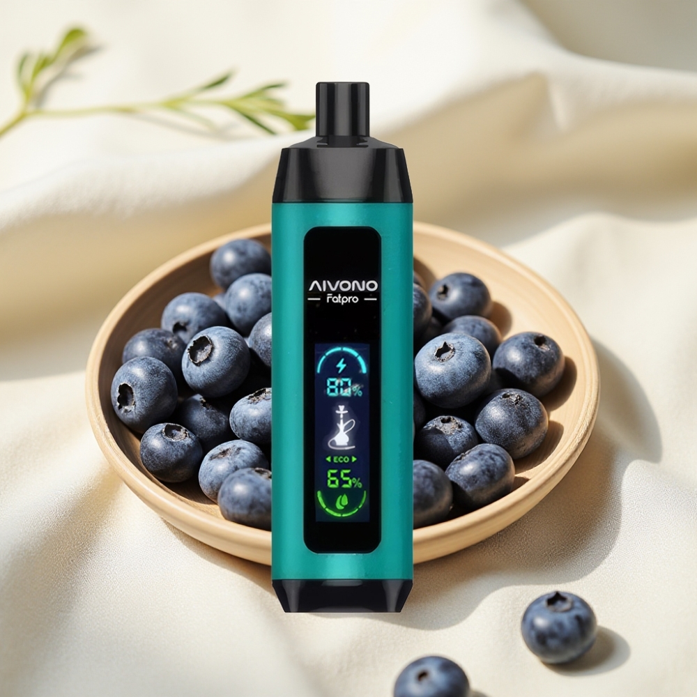 Aivono AIM FATPRO 22000 Puffs บลูเบอร์รี่กัน 28ml 600mah 0.6ohm
