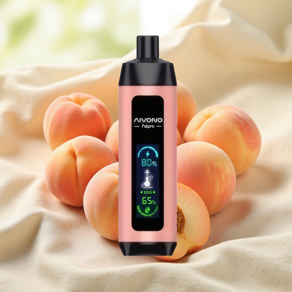 Aivono Aim Fatpro 22000 Puffs พีชไอซ์ 28ml 5% Nicotine 600mAh