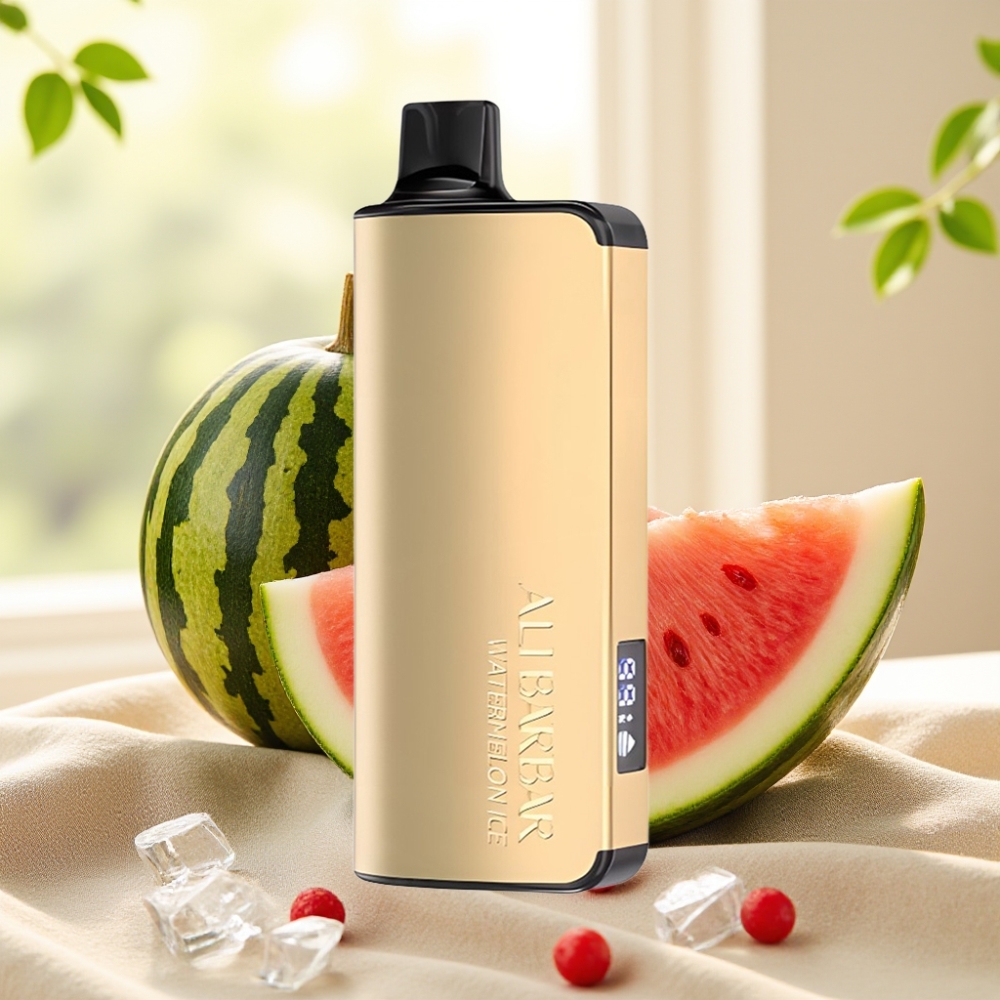 Alibarbar Ingot 9000 Puffs 22ml 2350mAh แตงโมไอซ์