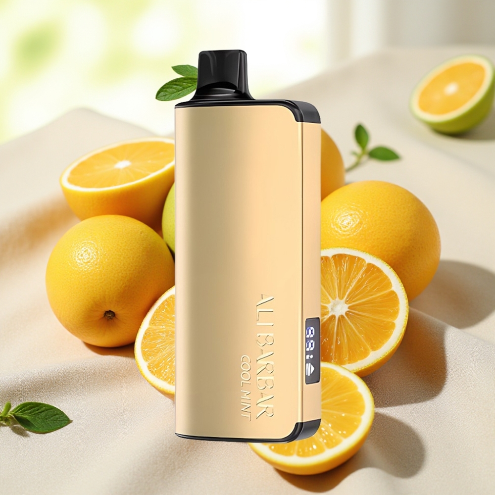 Alibarbar Ingot 9000 Puffs คูลมินต์ 22ml 2350mAh LED Display