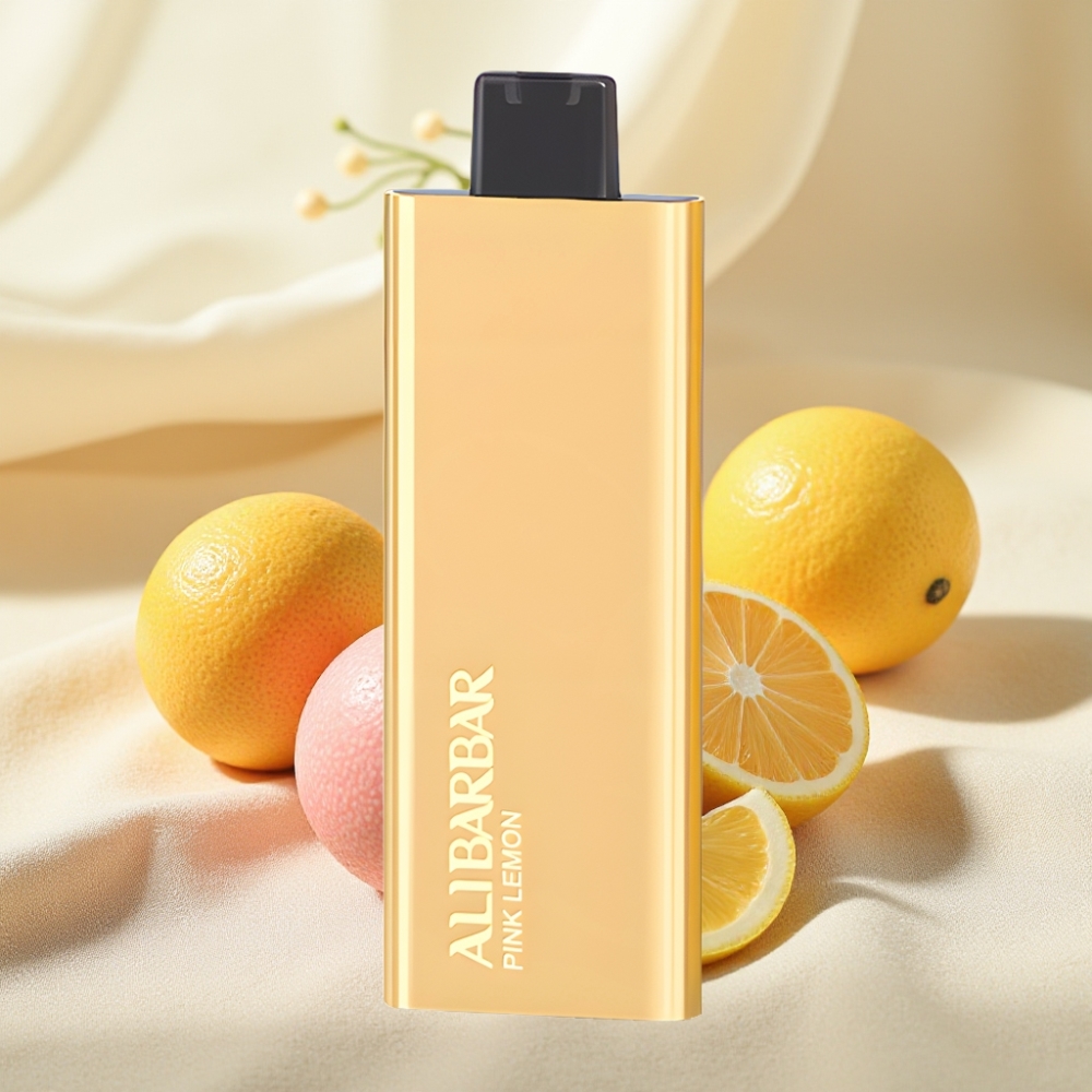 Alibarbar Pandora 7000 Puffs 17 ml ชมพูเลมอน