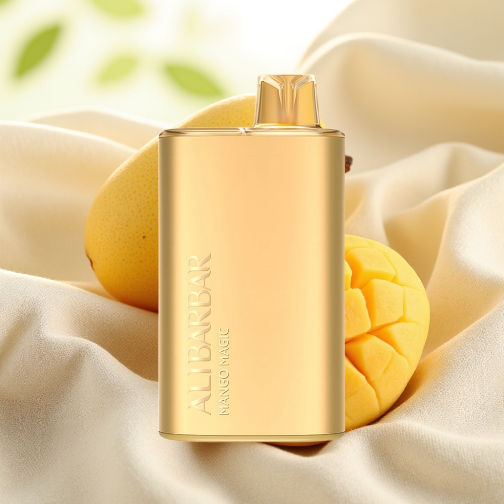 Alibarbar Rich 8000 Puffs แบบใช้แล้วทิ้ง Vape มะม่วงมหัศจรรย์ 20ml 2000mAh 1.1Ohm