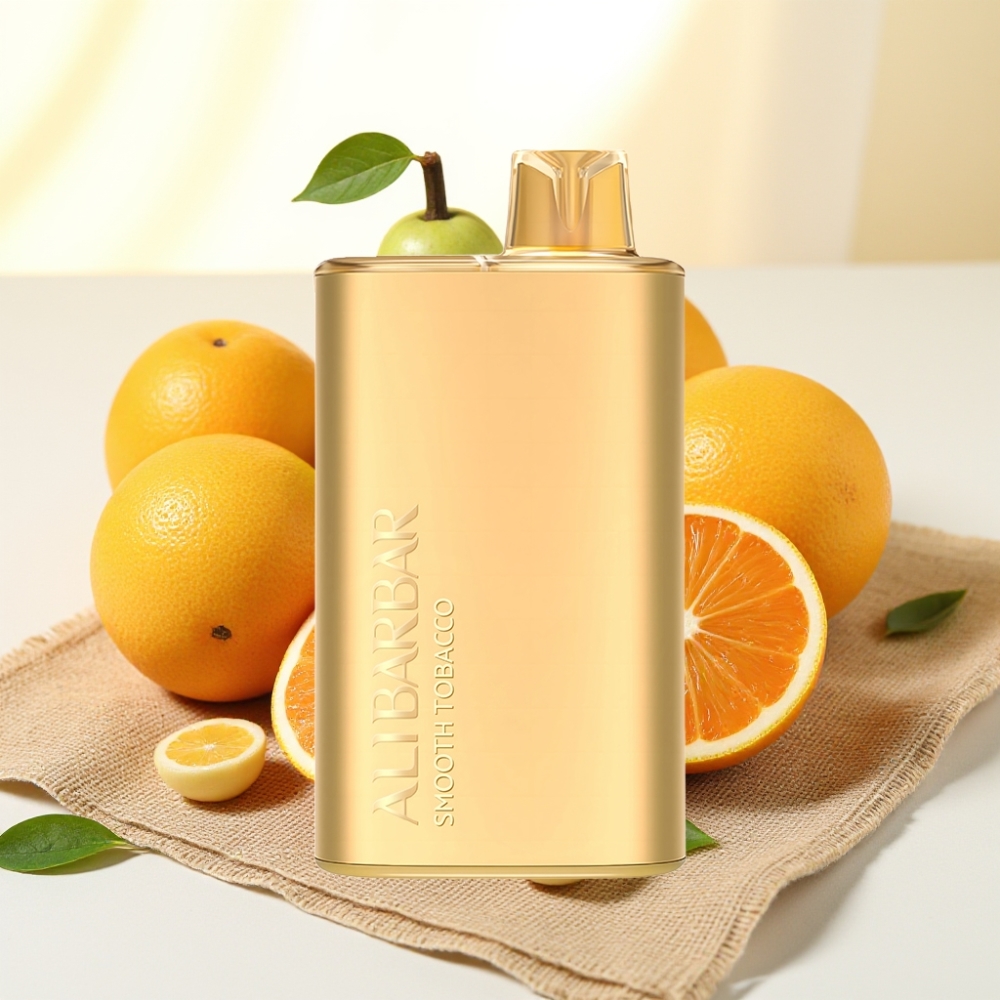Alibarbar Rich 8000 Puffs แบบใช้แล้วทิ้ง Vape Smooth Tobacco 20ml 2000mAh 1.1 Ohm
