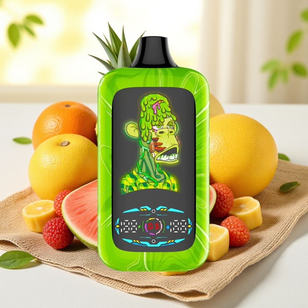 Fumot Digital Monkey 40000 พัฟ รสทรอปิคอลเรนโบว์ แบต 850mAh Dual Mesh