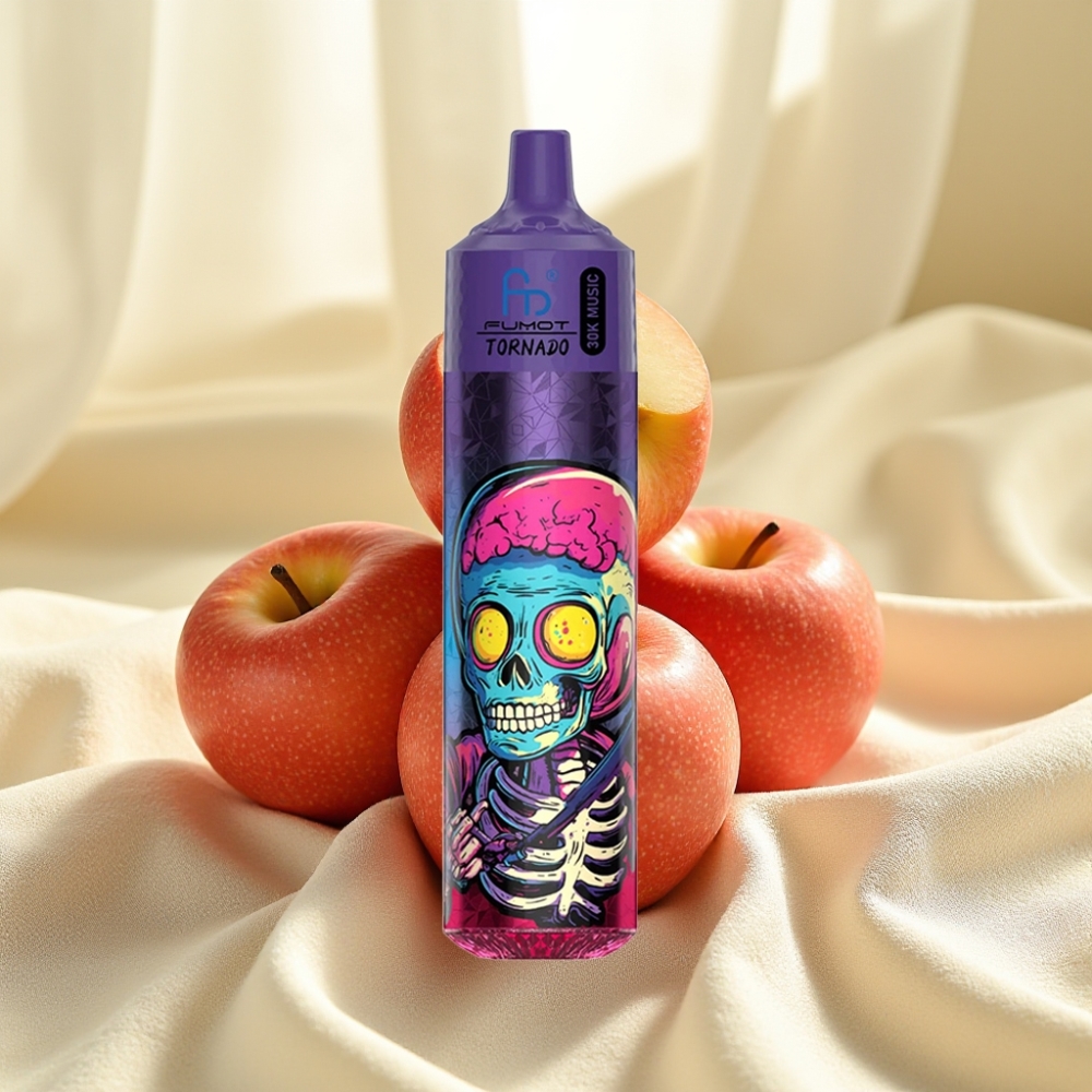 Fumot RandM Tornado 30000 พัฟ สามแอปเปิ้ล 30mL 2% 5% 1.0 Ohm 600mAh