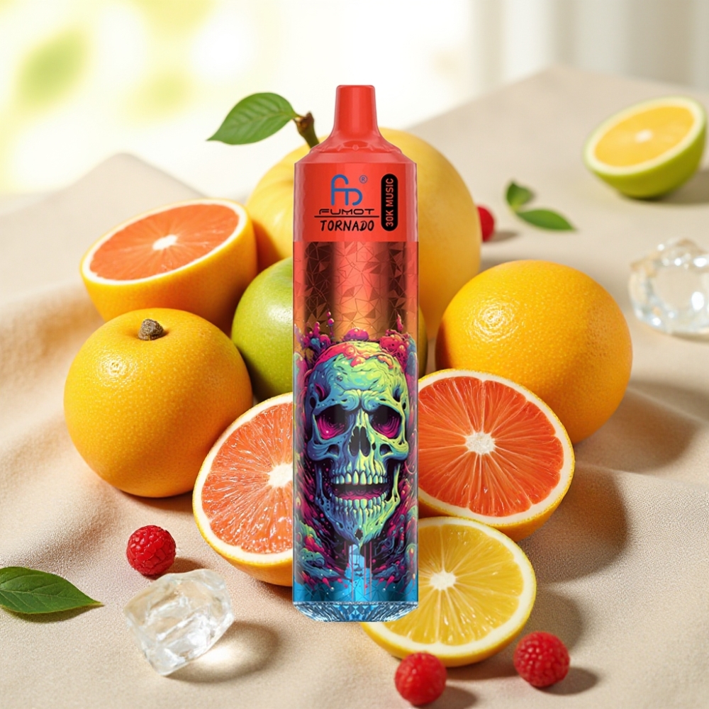 Fumot RandM Tornado 30000 พัฟ 30mL 2%/5% ลัชไอซ์