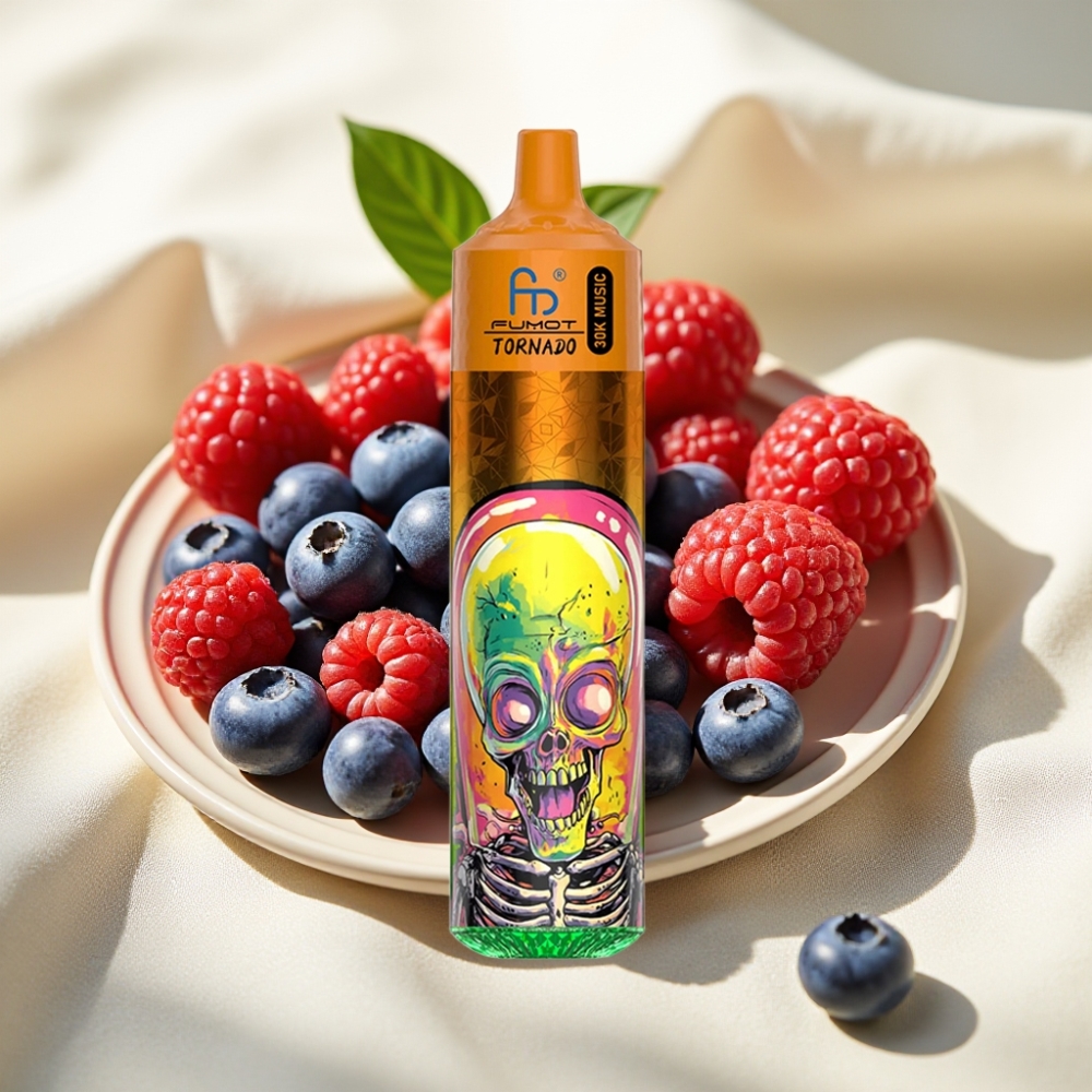 Fumot RandM Tornado 30000 พัฟ บลูเบอร์รีราสเบอร์รี 30mL 5% 1.0Ω