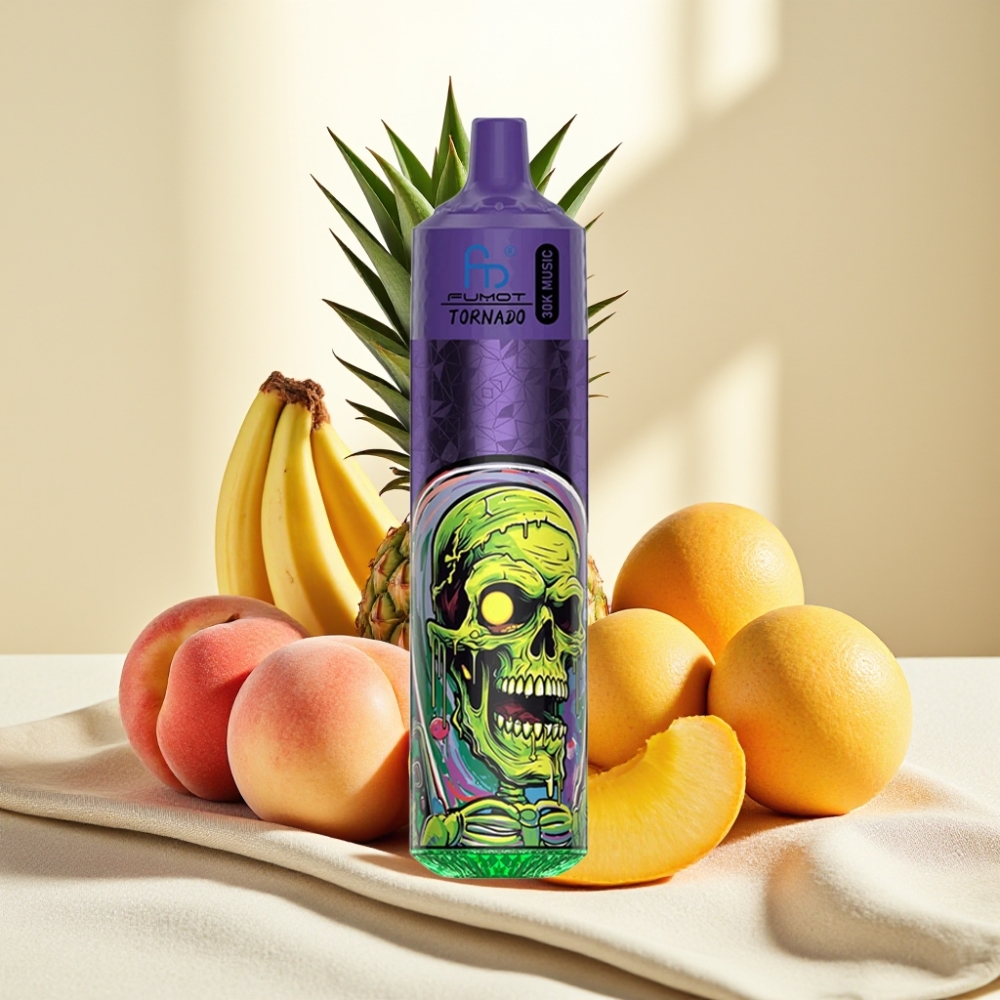 Fumot RandM Tornado 30000 พัฟ ส้ม มะม่วง สับปะรด 30mL 5% 1.0 Ohm