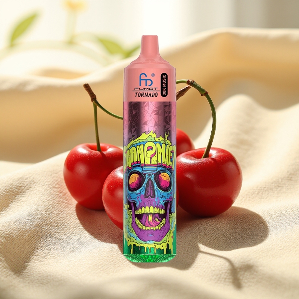 Fumot RandM Tornado 30000 พัฟ 30mL 5% เชอร์รี่สามรส