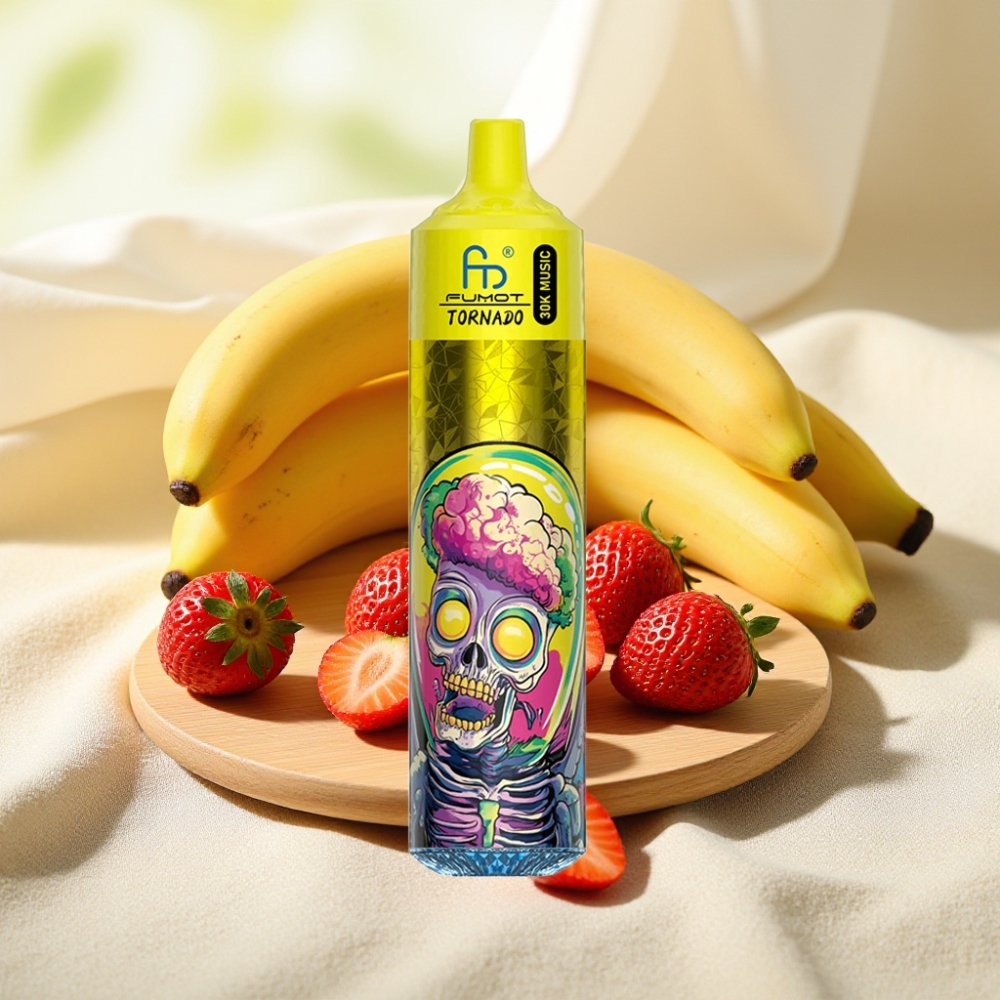 Fumot RandM Tornado 30000 พัฟส์ 30mL 5% กล้วยสตรอเบอร์รี่