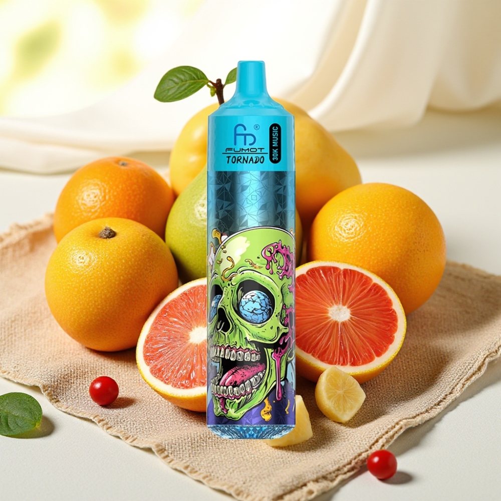 Fumot RandM Tornado 30000 พัฟ Black Ice ความจุ 30mL แบตเตอรี่ 600mAh