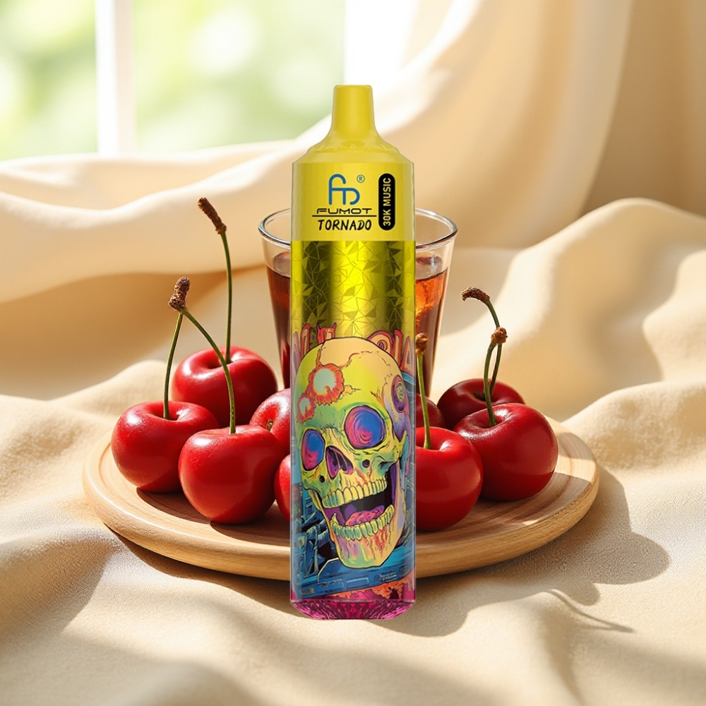 Fumot RandM Tornado 30000 พัฟ Chery Coke 30mL 5% 1.0 Ohm