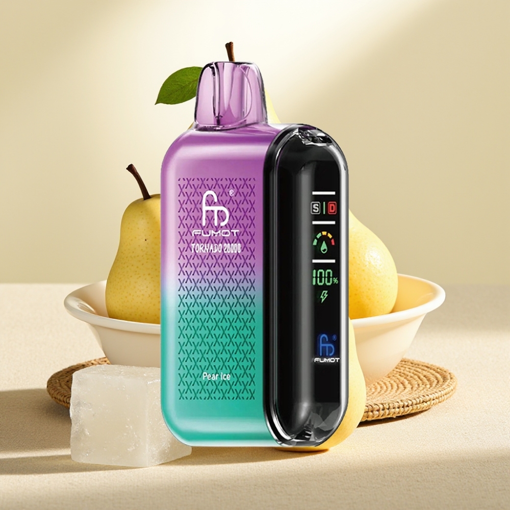 Fumot Tornado 20000 พัฟ 20ml แบต 850mAh 2% นิโคติน รสสาลี่ไอซ์