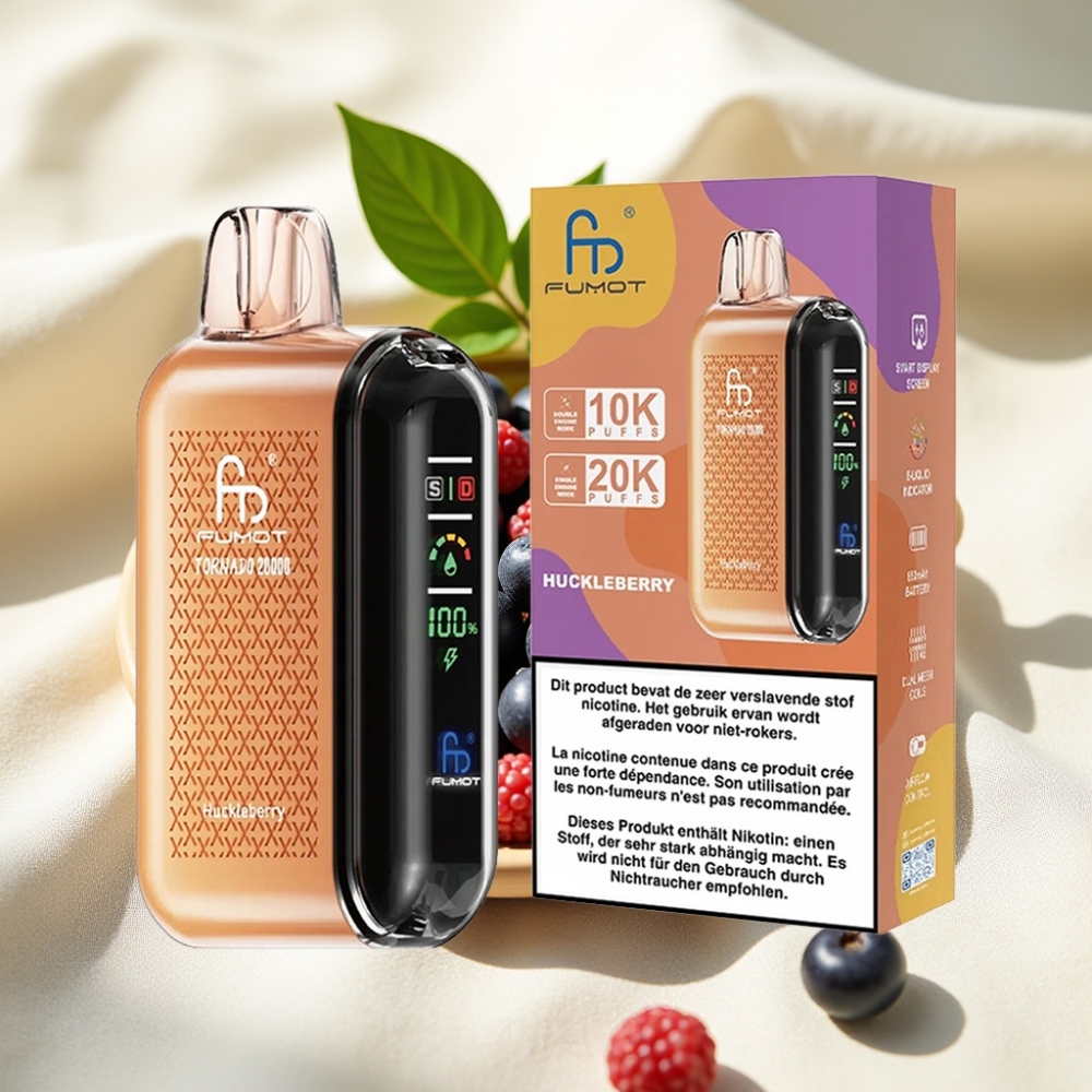 Fumot Tornado 20000 Puffs 20ml 850mAh 2% Huckleberry