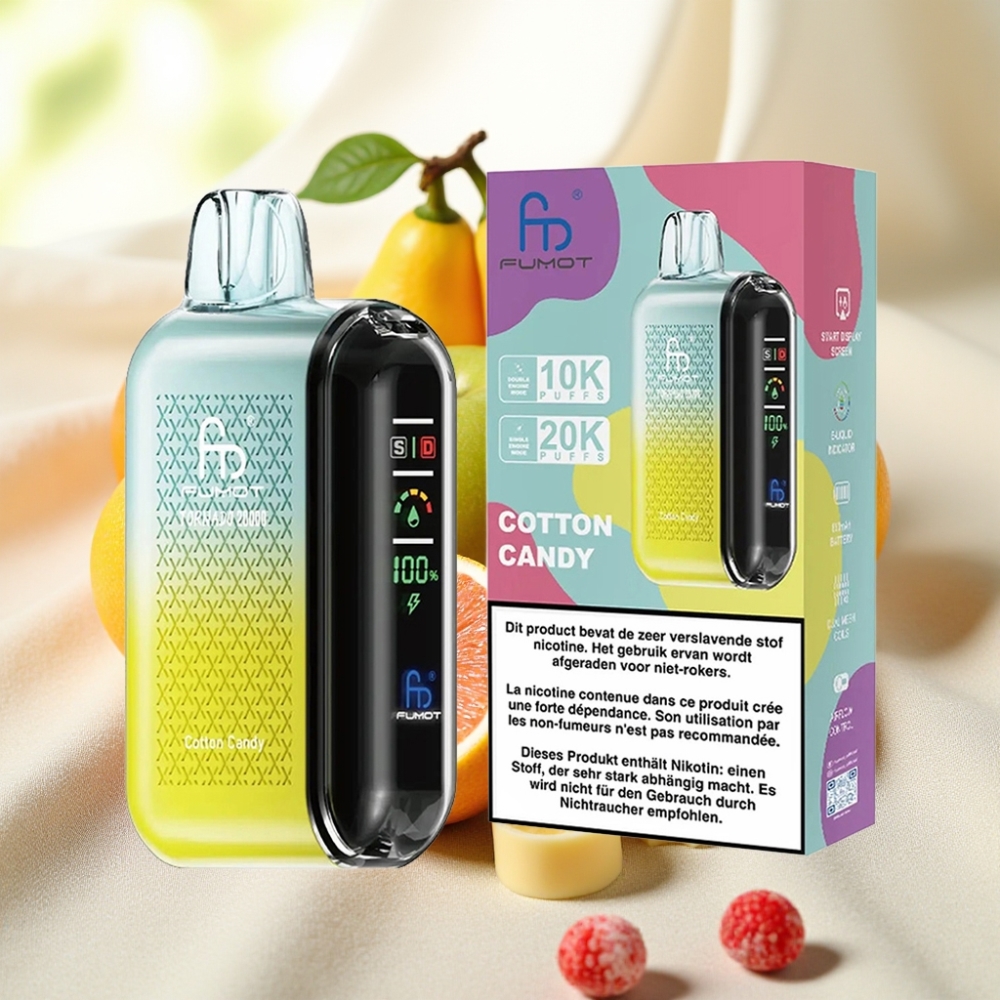 Fumot Tornado 20000 Puffs 20ml 850mAh Cotton Candy