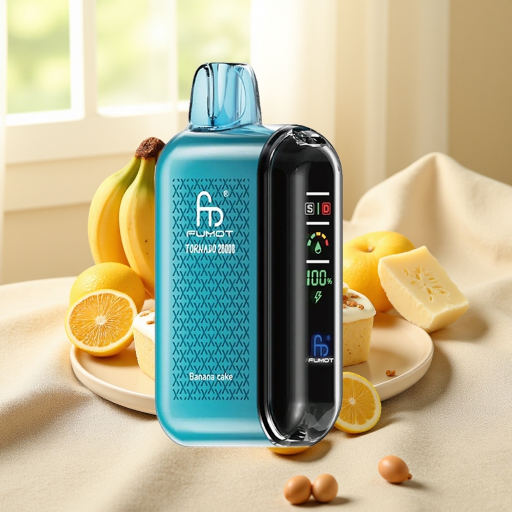 Fumot Tornado 20000 Puffs 850mAh 20ml 2% กล้วยเค้ก