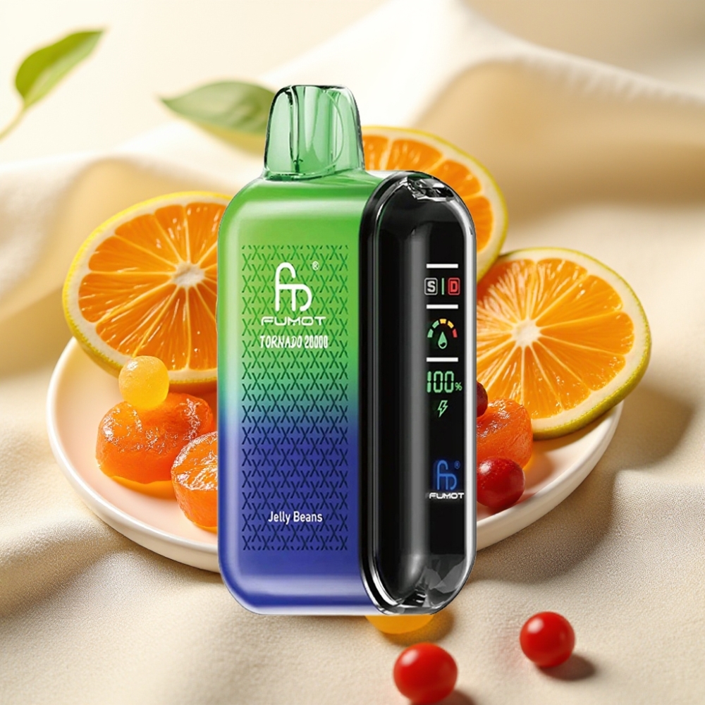 Fumot Tornado 20000 Puffs Jelly Beans 20ml 850mAh Dual Mesh