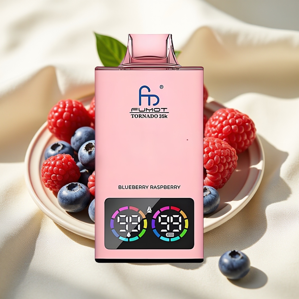 Fumot Tornado 35000 ดิสโพเซเบิ้ลเวป บลูเบอร์รีราสเบอร์รี 15ml 700mAh USB-C