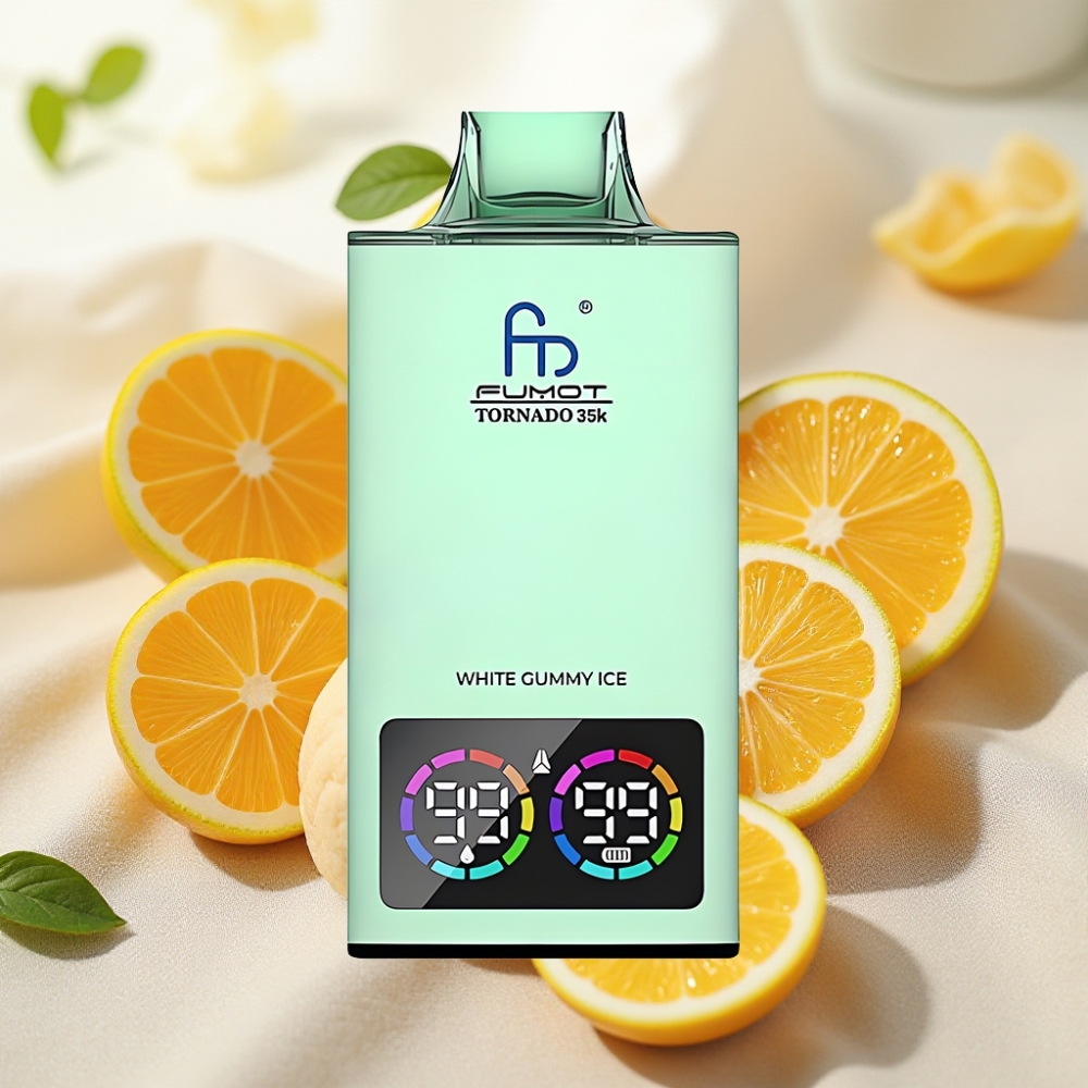Fumot Tornado 35000 15ml 700mAh USB-C ไวท์กัมมี่ไอซ์