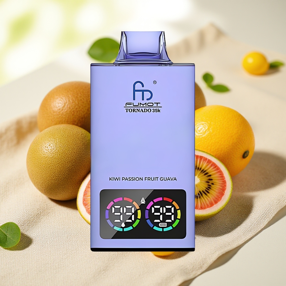 Fumot Tornado 35000 ดิสรพอสเซเบิล เวป 15ml 700mAh USB-C เกาหลีแพสชั่นฟรุตกัววา
