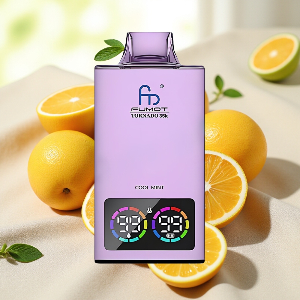 Fumot Tornado 35K สเปรย์มิ้นท์ 15ml 700mAh Dual Mesh RGB