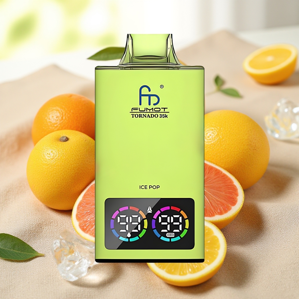 Fumot Tornado 35K ไอซ์ป๊อป 15ml 700mAh Dual Mesh USB-C