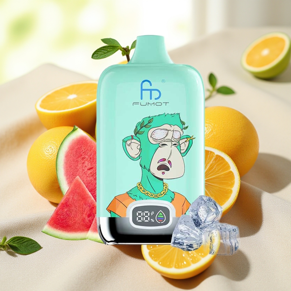 Fumot Tornado Digital Box 12000 Puffs มินท์เย็น 20ml 550mAh Type-C