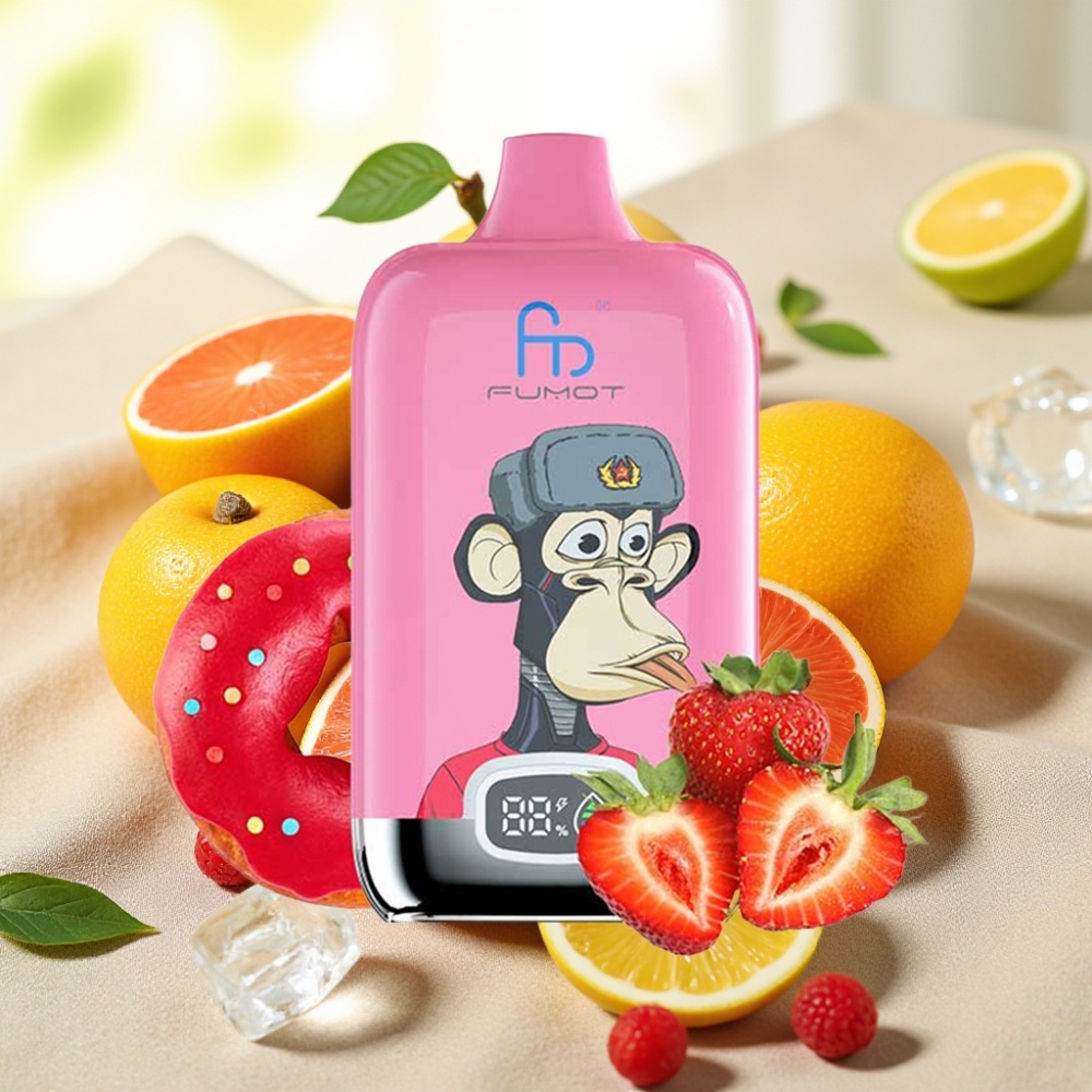 Fumot Tornado Digital Box 12000 Puffs ลัชไอซ์ 20ml คอยล์ตาข่าย Type-C