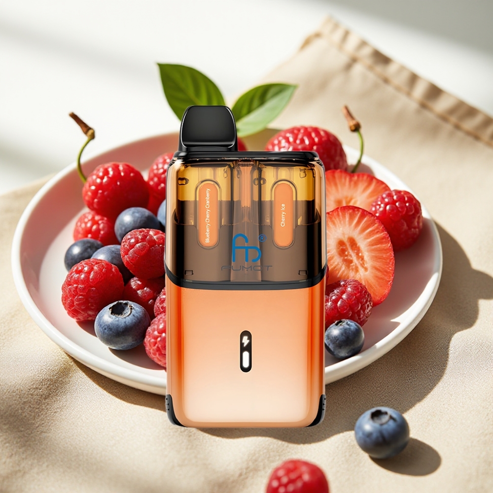 Fumot Ultra T32000 32000 พัฟ 24มล. 800mAh Blueberry Cherry Cranberry - Cherry Ice