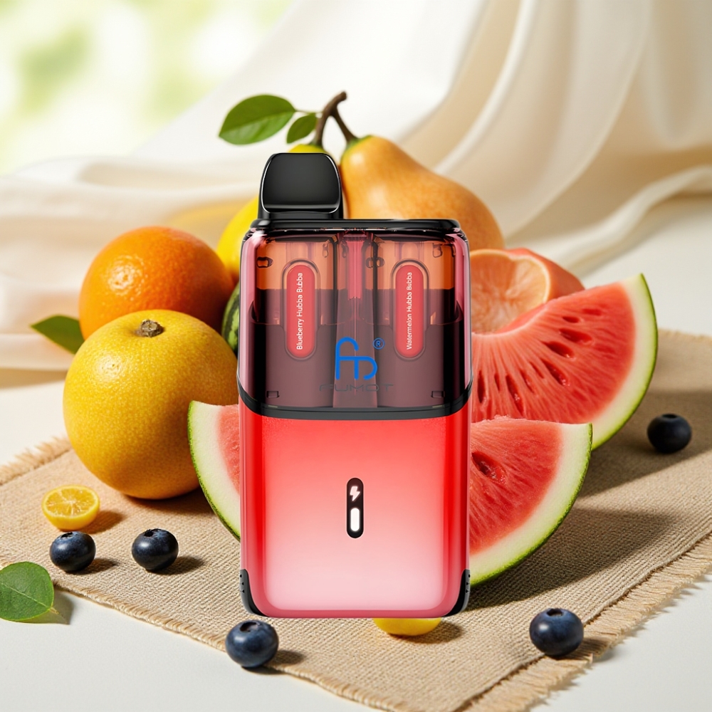 Fumot Ultra T32000 32000 พัฟ 24ml 800mAh บลูเบอร์รี่ ฮับบา บับบา - วอเตอร์เมล่อน ฮับบา บับบา