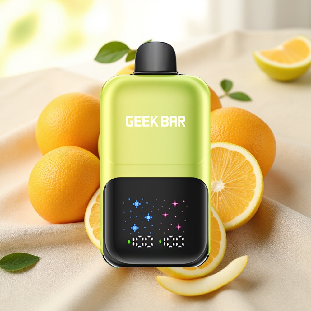 GEEK BAR 2GO 50000 Puffs 20mL 5% กลิ่นแอปเปิ้ลเปรี้ยว Ice ปรับระดับ 3 ระดับ