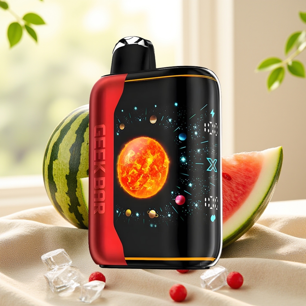 GEEK BAR Platinum Edition 25000 พัฟ 20mL 2% นิโคติน แตงโมไอซ์