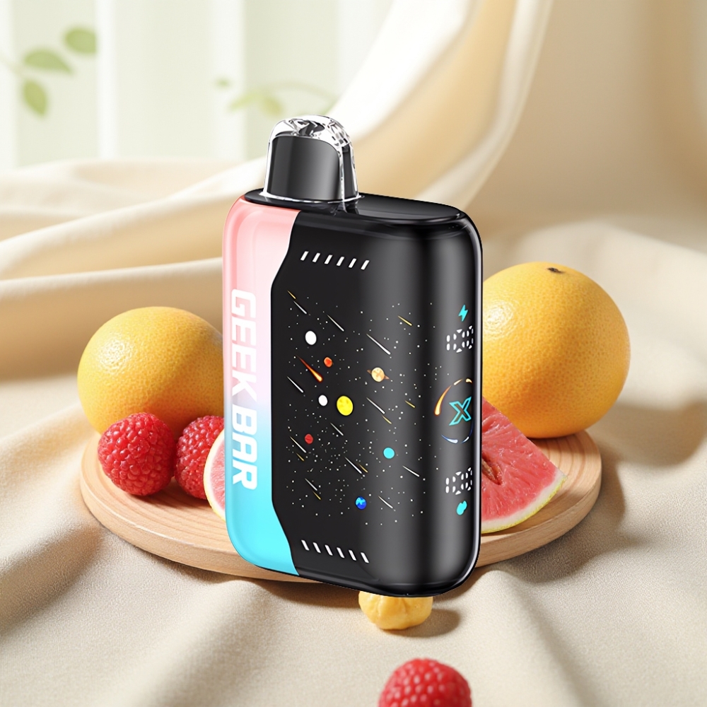 GEEK BAR Pulse X 42K Puffs Meteor Edition ชมพู&น้ำเงิน 820mAh Dual คอยล์ตาข่าย