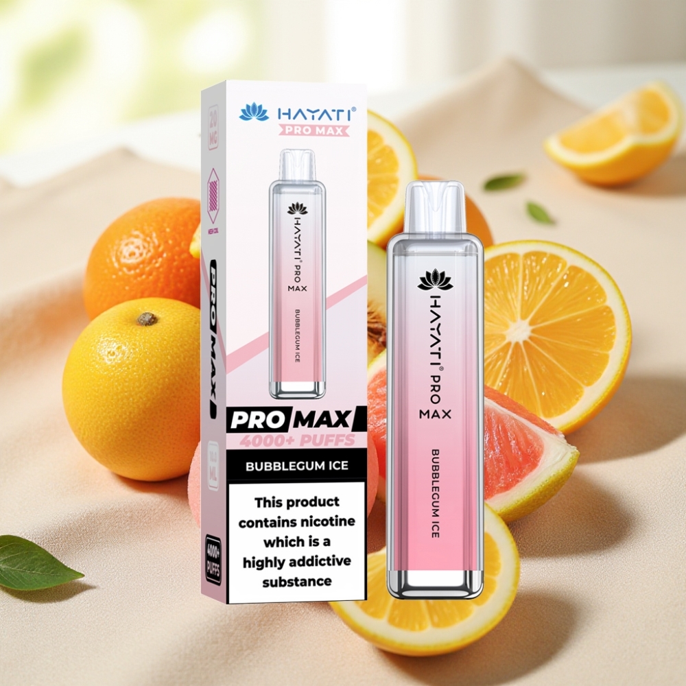Hayati Pro Max 4000 Puffs Bubblegum Ice 2% 5% 1400mAh