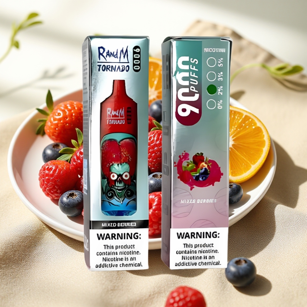 RandM Tornado 9000 Puffs 850mAh 18mL Mixed Berries